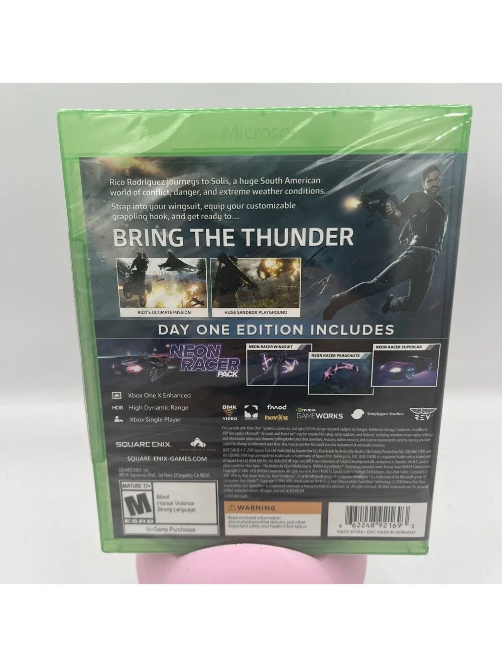 New Just Cause 4 (Microsoft Xbox One, 2018) Sealed Day One Edition